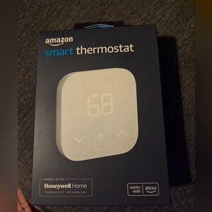 Amazon Smart Thermostat - Black and White